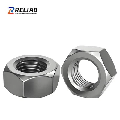 Шестигранная гайка из титана класса 2 DIN934